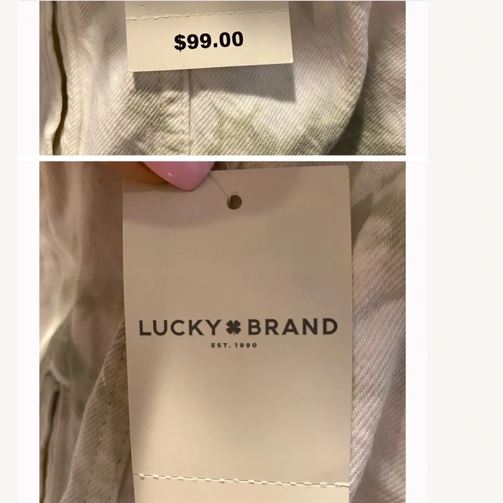 Lucky Brand Light Wash Jacket Size Large EUC Classic - Picture 7 of 7